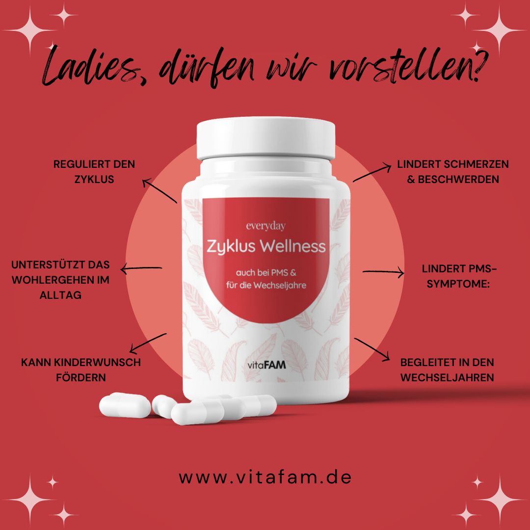 Zyklus Wellness | Yamswurzel mit Mönchspfeffer | Für das Wohlbefinden der Frau im Alltag