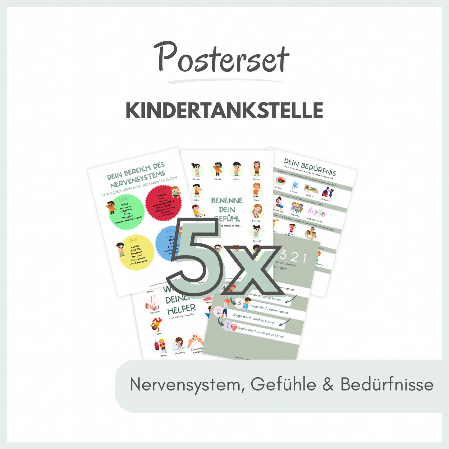 Poster "Kinder-Tankstelle" (ab 3 Jahren) | (Download zum selber Ausdrucken)
