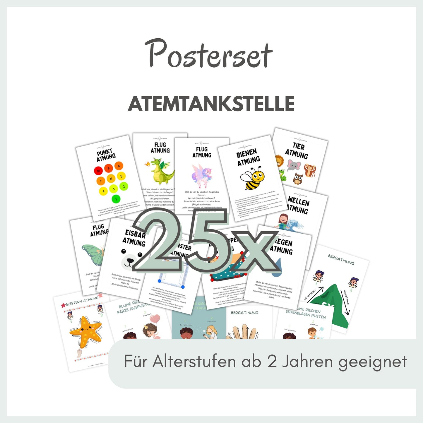 Poster "Atem-Tankstelle" (Download zum selber Ausdrucken)