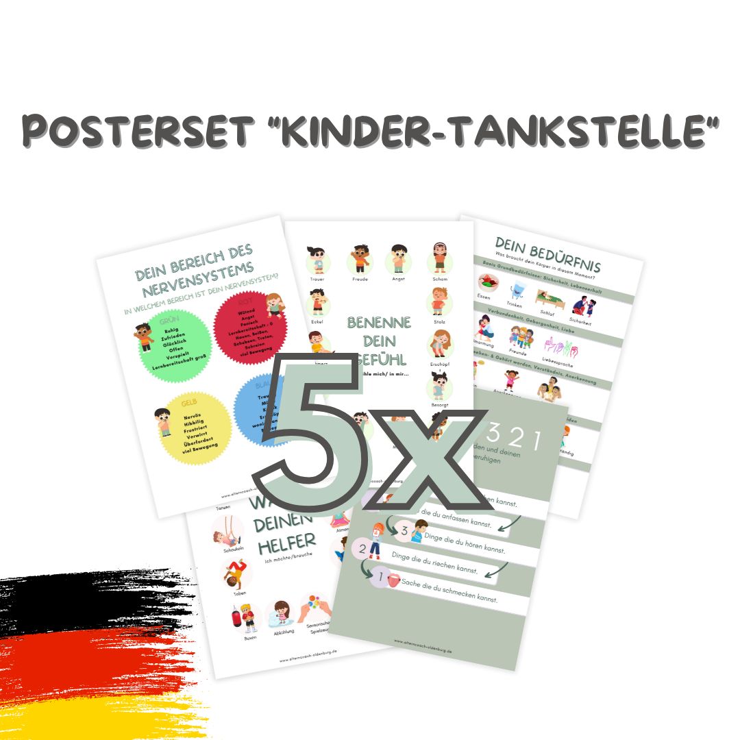 Poster "Kinder-Tankstelle" (ab 3 Jahren) | (Download zum selber Ausdrucken)