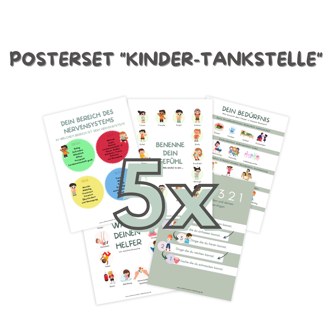 Poster "Kinder-Tankstelle" (ab 3 Jahren) | (Download zum selber Ausdrucken)